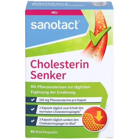 Sanotact® Cholesterin Senker Weichkapseln – Bild 2