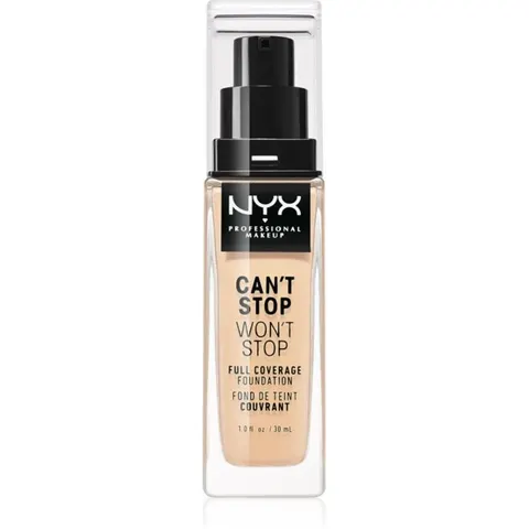 NYX Professional Makeup Can't Stop Won't Stop Full Coverage Foundation full coverage foundation shade 06 Vanilla 30 ml – image 2