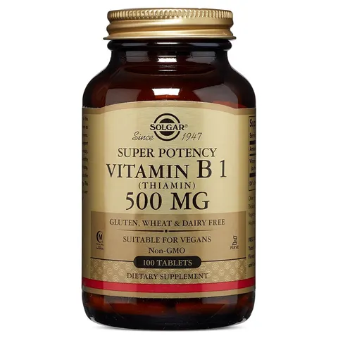 Solgar Vitamin B1 500 mg 100 Tablets – image 2