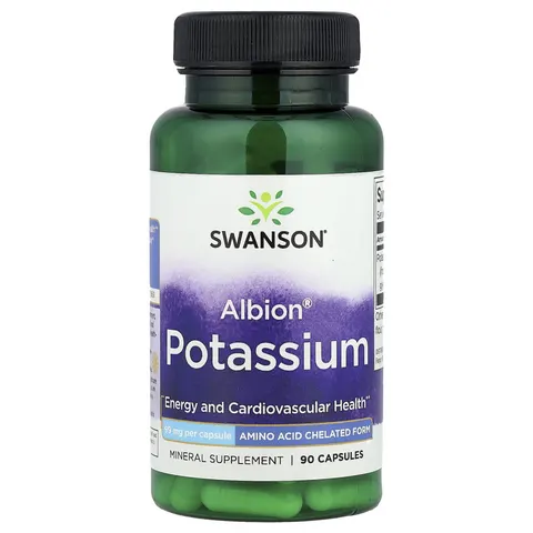 Swanson Albion Complexed Potassium 99mg - 90 caps – image 2