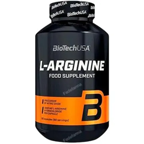 Biotechusa l-arginine - 90 capsulas – imagen 3