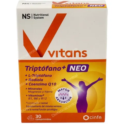 NS Nutritional System Ns Vitans Triptófano + Neo 30caps – imagen 3