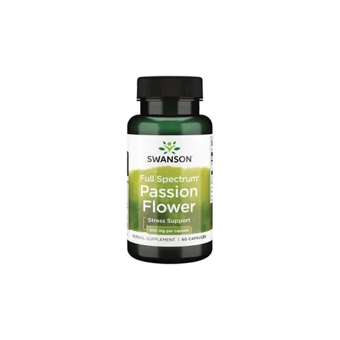 Full Spectrum Passion Flower, 500mg - 60 caps – image 2