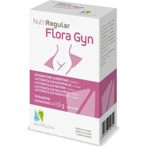 NUTRILEYA Srl NUTRIREGULAR FLORA GYN 14BUST – immagine 2