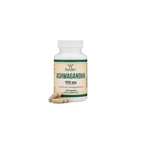 Double Wood Supplements Ashwagandha 120 Count – image 2