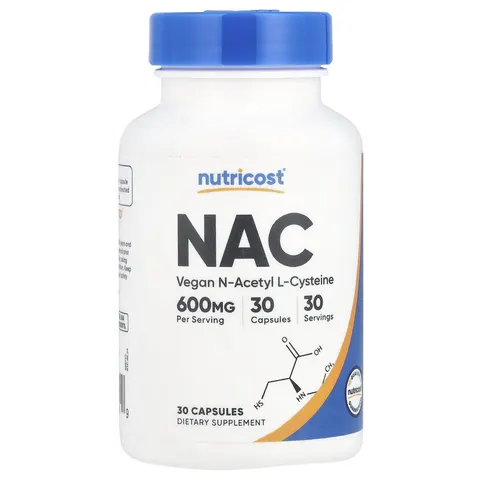 Nutricost, NAC, 600 mg, 30 Capsules – image 3
