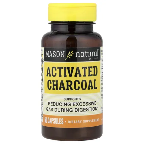 Mason Natural, Activated Charcoal, 60 Capsules – image 3