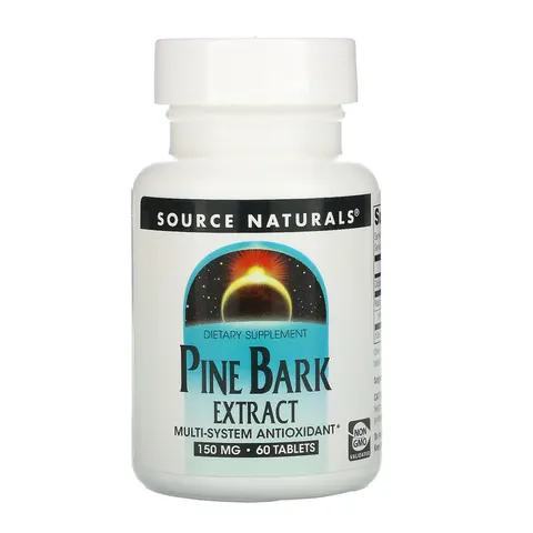 Source Naturals, Pine Bark Extract, 150 mg, 60 Tablets – image 2