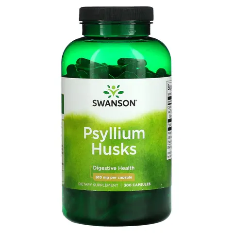 Psyllium Husks, 610mg - 300 caps – image 2