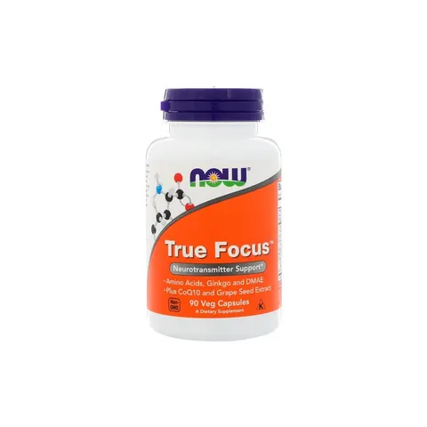 Now Foods, True Focus, 90 Veg Capsules – image 2
