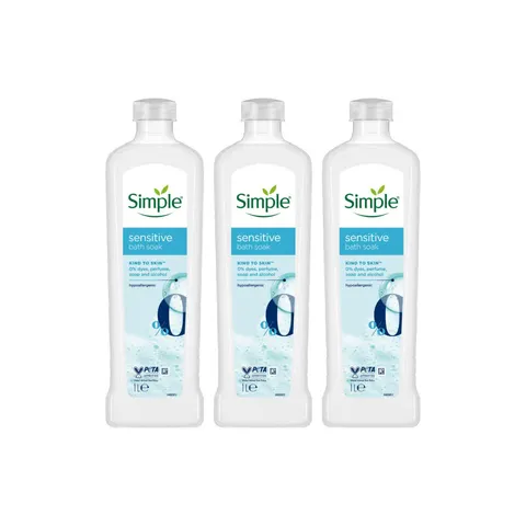 Simple Kind to Skin Sensitive Bath Soak - 1000 ml – image 2