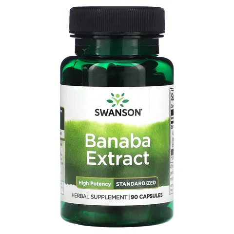 Swanson, Banaba Extract, High Potency, Standardized, 90 Capsules – image 2