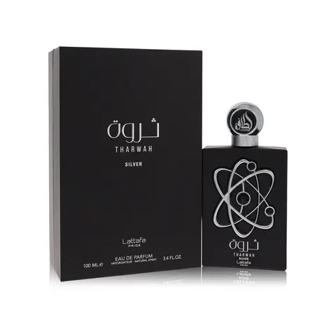 Tharwah Silver 100ml EDP by Lattafa Pride Collection – image 2