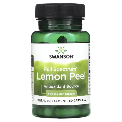 Full Spectrum Lemon Peel, 400mg - 60 caps – image 2