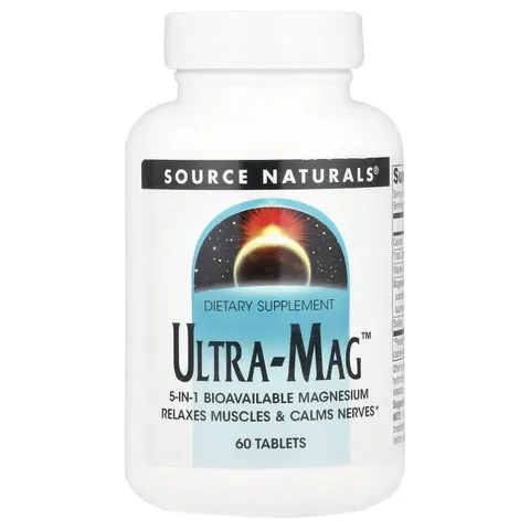 Source Naturals, Ultra-Mag, 60 Tablets – image 2