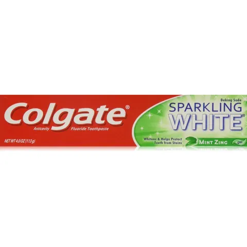 Colgate Sparkling White Mint Zing Gel Toothpaste 4 Ounce – image 2