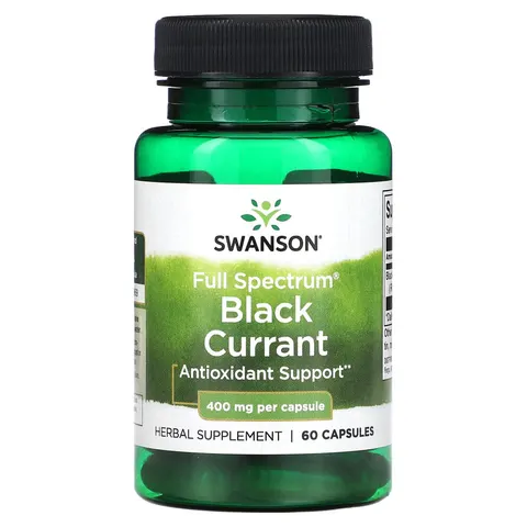 Swanson, Full Spectrum Black Currant, 400 mg, 60 Capsules – image 2