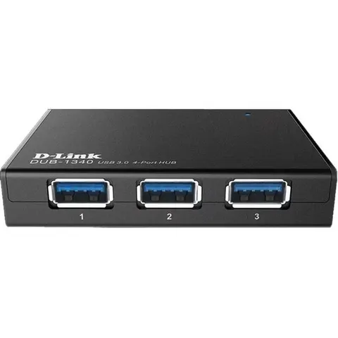 Concentrador de interfaz USB negro (4 puertos) - D-LINK – imagen 2