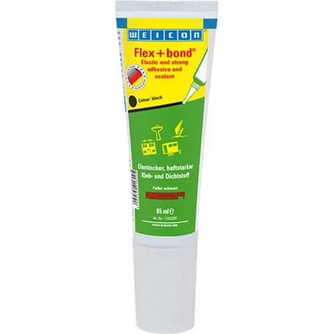 WEICON Flex+bond schwarz 85 ml (10014356) – Bild 3