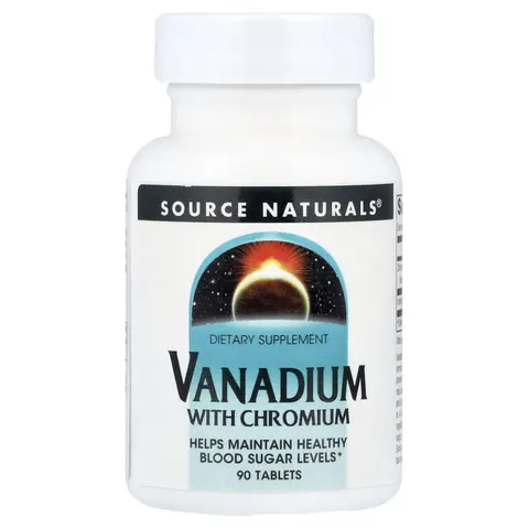 Source Naturals, Vanadium with Chromium, 90 Tablets – image 3