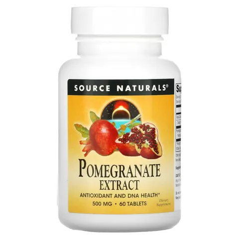 Source Naturals, Pomegranate Extract, 500 mg, 60 Tablets – image 3