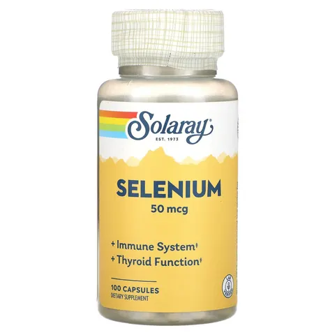 Solaray, Selenium, 50 mcg , 100 Capsules – image 2