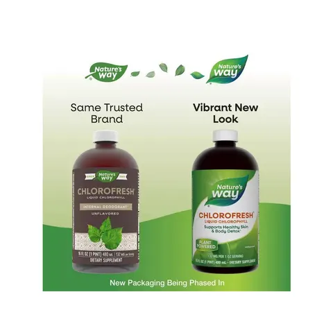 Nature's Way, Chlorofresh, Liquid Chlorophyll, Unflavored, 473ml – image 2