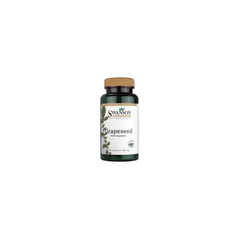 Swanson Grapeseed - 380mg, 100 Capsules – image 2