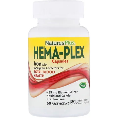 Natures Plus Hema-Plex Sustained Release 60 tablets – image 2