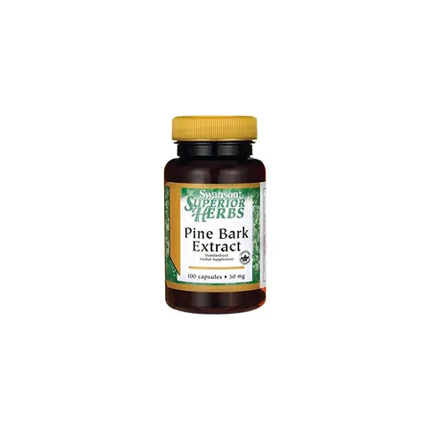 Swanson Superior Herbs Pine Bark Extract (50mg, 100 Capsules) – image 2