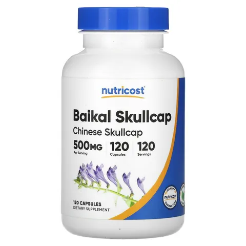 Nutricost, Baikal , 500 mg, 120 Capsules – image 2