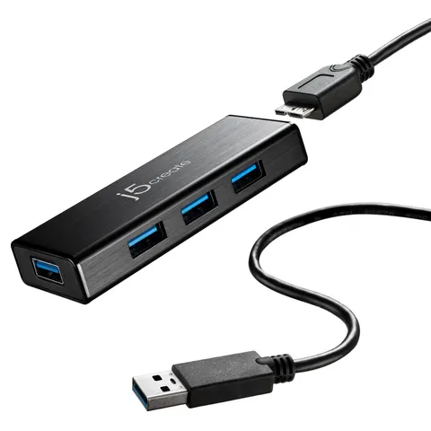 j5create JUH340 USB 3.0 4-Port Hub – image 2