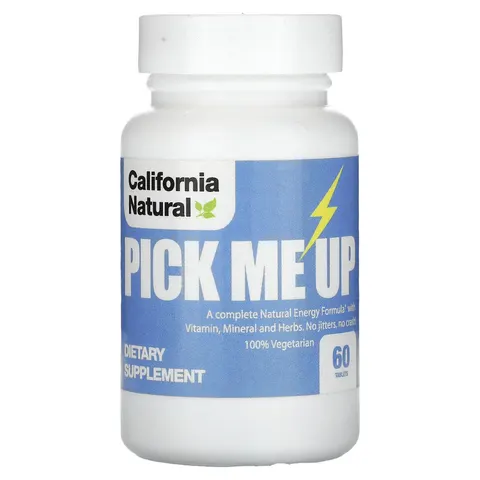 California Natural, Pick Me Up, 60 Tablets – image 2