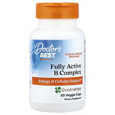 Fully Active B-Complex with Quatrefolic - 60 vcaps – image 2