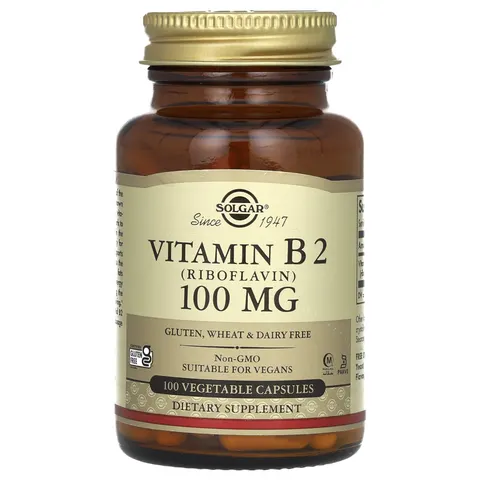 Solgar Vitamin B2 100 mg 100 Capsules – image 3