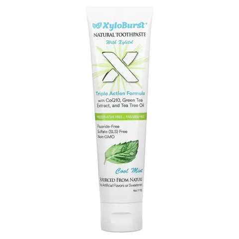 Xyloburst, Toothpaste with Xylitol, Cool Mint, 4 oz (113 g) – image 2
