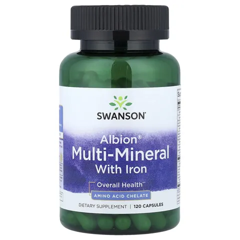 Albion Multi-Mineral with Iron - 120 caps – image 3
