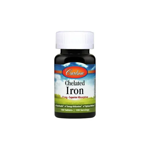 Chelated Iron, 27mg - 100 tablets – image 2