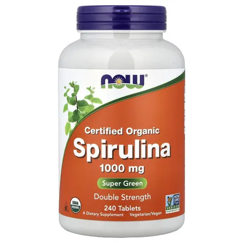 Spirulina, 1000mg - 240 tablets – image 2