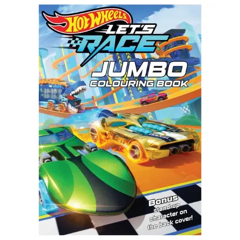 Hot Wheels Let's Race Jumbo Colouring Book – image 2