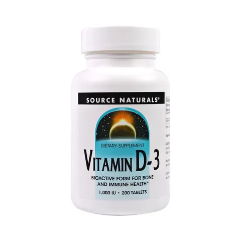 Source Naturals, Vitamin D 3 1000 IU, 200 Tablets – image 2