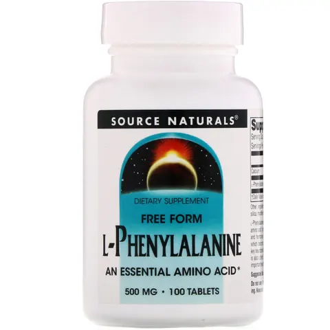 Source Naturals, L-Phenylalanine, 100 Tablets – image 2