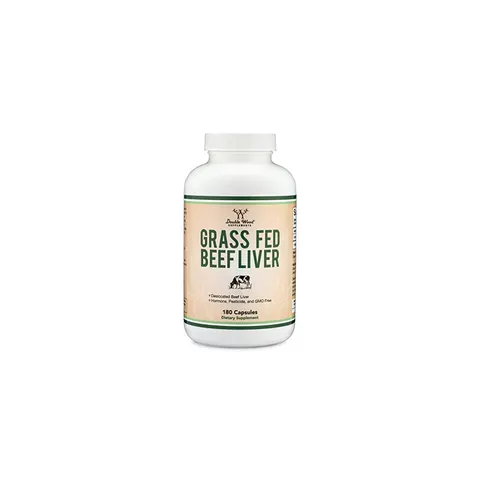 Double Wood Supplements Beef Liver Capsules 180 Count – image 2