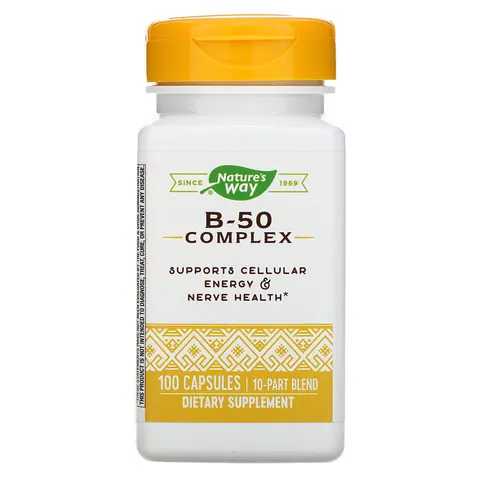 Nature's Way, B-50 Complex, 100 Capsules – image 2