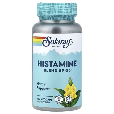 Solaray, Histamine Blend SP-33, 100 VegCaps – image 2
