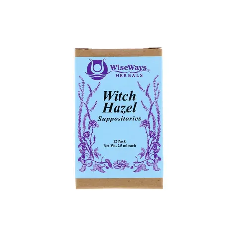 WiseWays Herbals, LLC, Witch Hazel Suppositories, 12 Pack, 2.5 ml Each – image 2