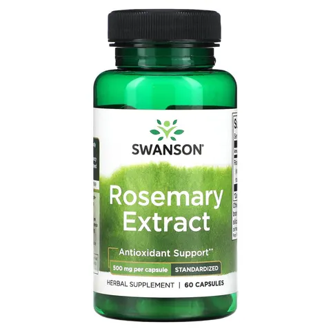 Swanson, Rosemary Extract, Standardized, 500 mg, 60 Capsules – image 2