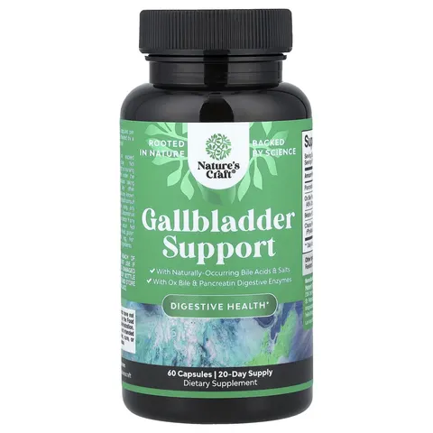 Nature's Craft, Gallbladder Support, 60 Capsules – image 2