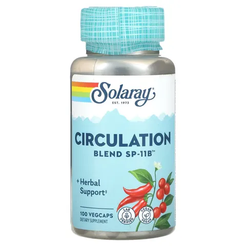 Solaray, Circulation Blend SP-11B, 100 VegCaps – image 2
