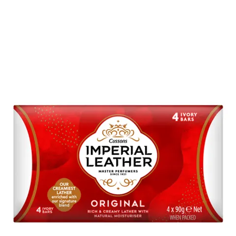 Imperial Leather Original Soap - 4 x 90 g – image 2